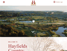 Tablet Screenshot of hayfieldscc.com